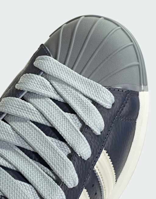 adidas Originals Superstar ST trainers in navy and off white | ASOS
