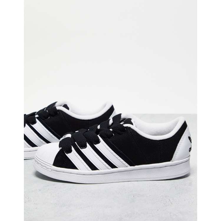 adidas Originals Superstar Supermodified Sneakers in zwart ASOS