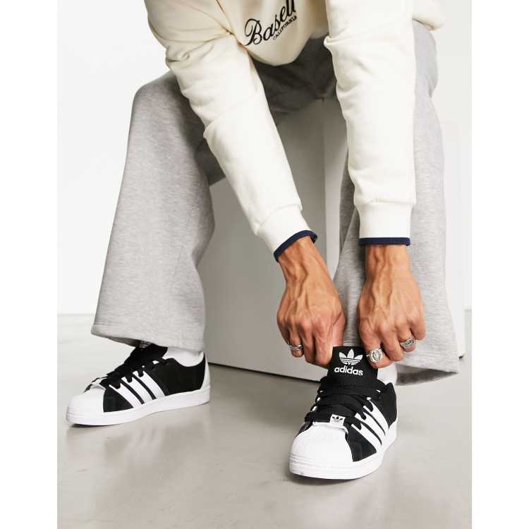 adidas Originals Superstar Supermodified Sneakers in zwart ASOS