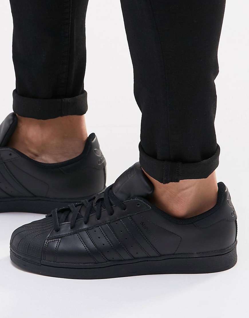 Adidas Originals – Superstar – Svarta sneakers af5666