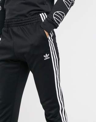 adidas original 3 stripe skinny joggers