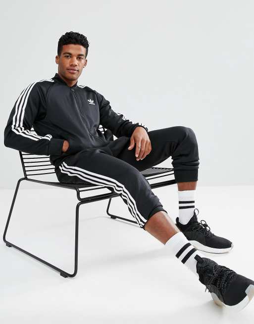 adidas Originals Superstar Track Jacket In Black BK5921 | ASOS