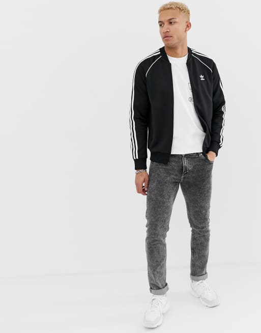 Originals superstar track clearance jacket in black cw1256