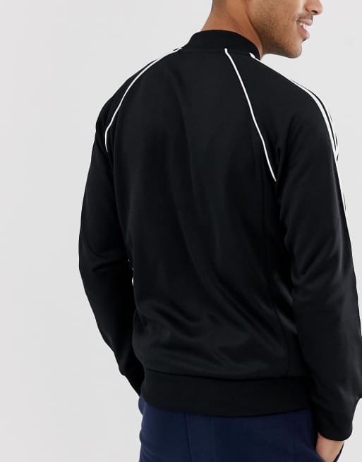 originals authentic superstar track jacket in black