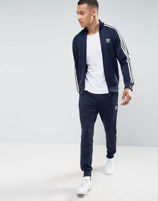 adidas Originals Superstar Track Jacket In Blue BK5919 | ASOS