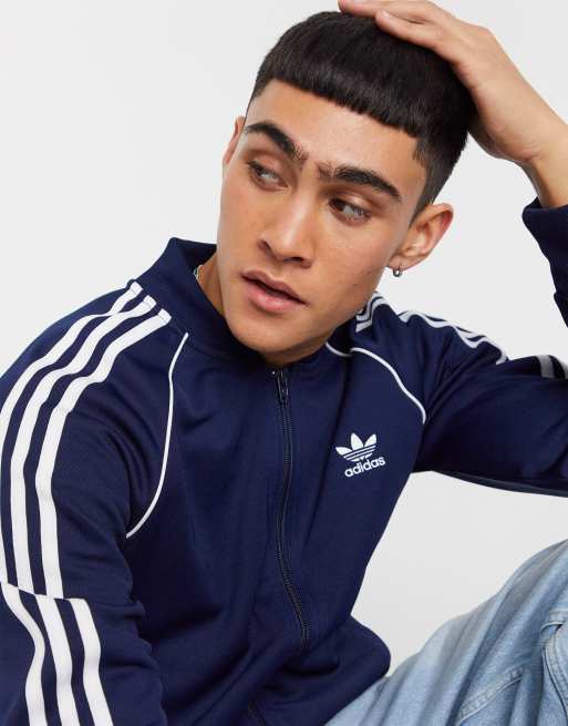 adidas Originals superstar track jacket in navy