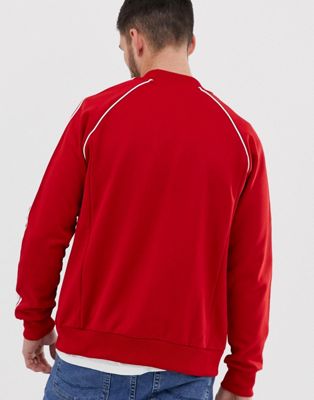 red superstar adidas jacket