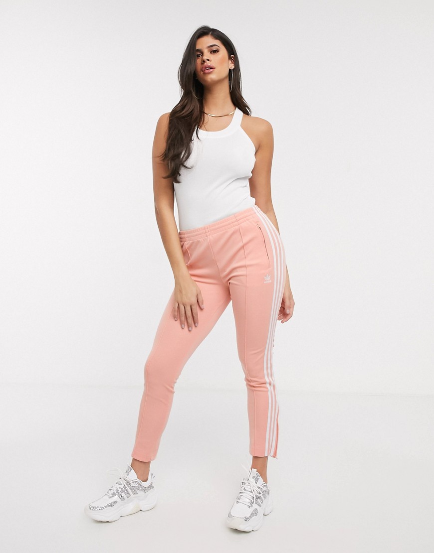 Adidas Originals Superstar Track Pant-Pink