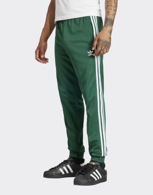 adidas Originals Superstar trackpants in collegiate green