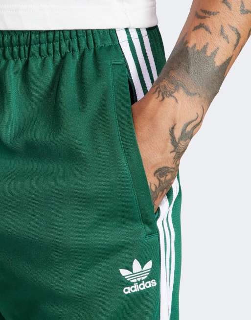 adidas Originals superstar track pant in green, ASOS