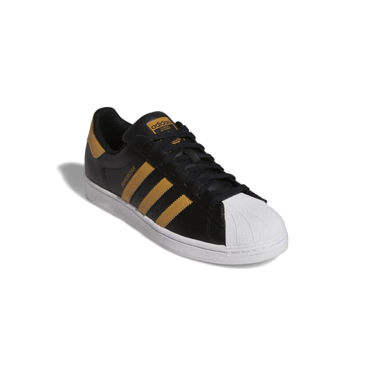 adidas Originals Superstar trainers in black and beige ASOS