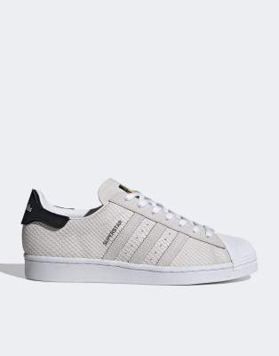 adidas originals superstar trainers in white