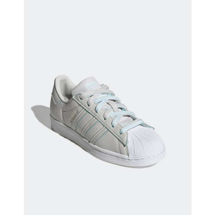 adidas Originals Superstar trainers in grey