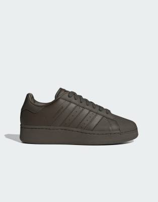 adidas Originals Superstar trainers in khaki - ASOS Price Checker