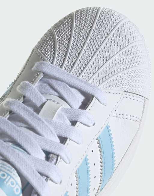 adidas Originals Superstar Trainers in Sky Blue | ASOS