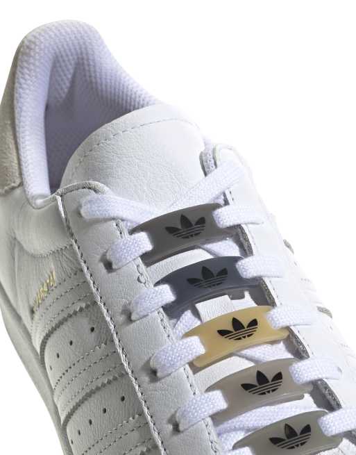 Adidas superstar on sale bianche e beige