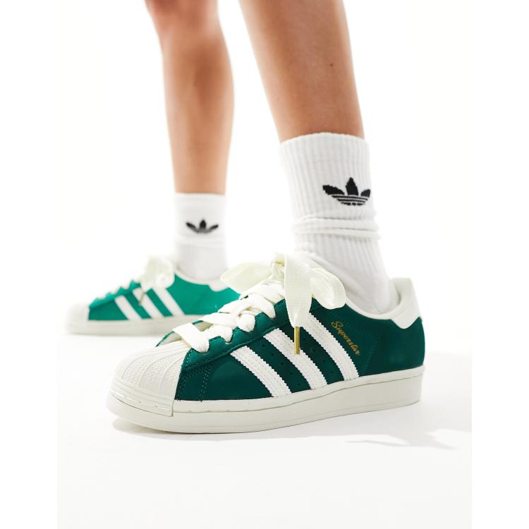 Adidas superstar 2025 green womens