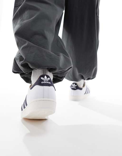 Superstar suede hotsell trainers navy/white