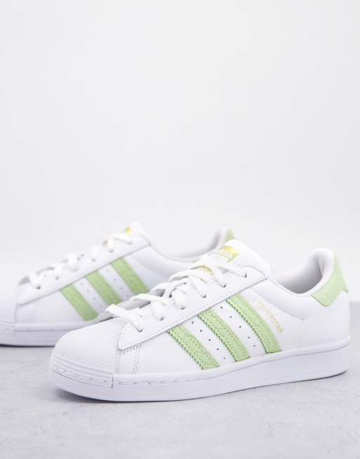 adidas originals superstar womens Green