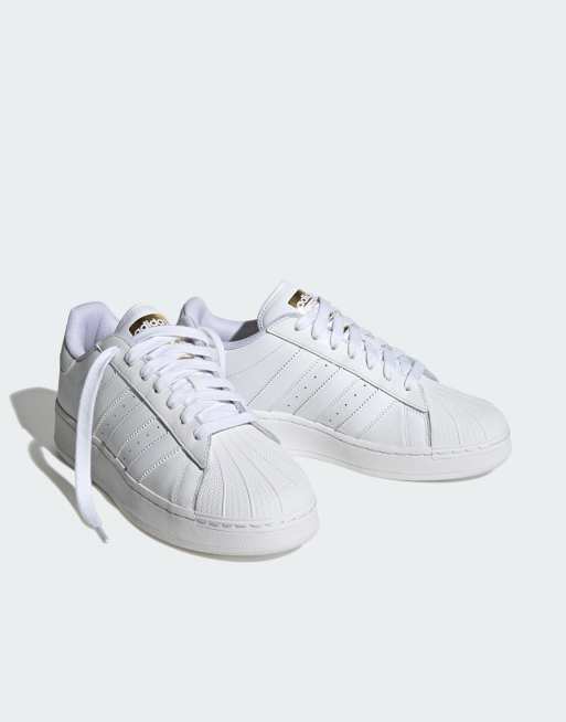 Adidas superstar white boots sale