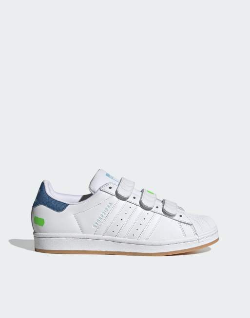 adidas Originals Superstar trainers in white