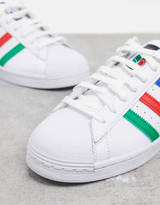 Superstar adidas outlet multicolor