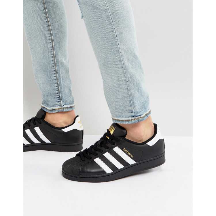 Black adidas discount originals superstar womens