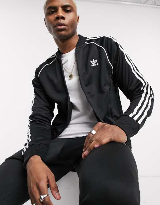 adidas Originals - Superstar - Trainingsjack in zwart, 2 van 3