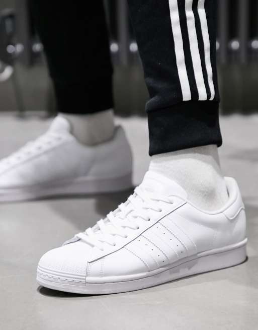 adidas superstar triple white