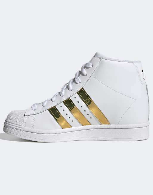 Adidas superstar up discount bianche