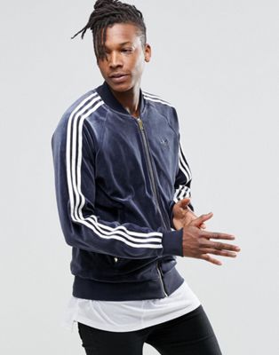 Adidas Originals - Superstar - Veste de survêtement en velours 