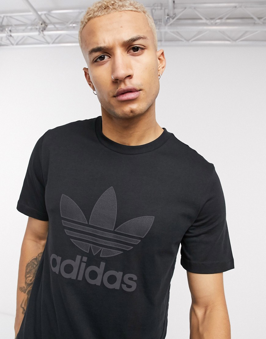 Adidas Originals - Superstar Warm-Up - T-shirt nera-Nero