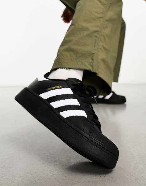 Adidas superstar blanche et noir hot sale