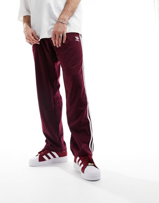 Adidas superstar track discount pant collegiate red