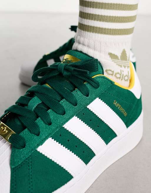 Superstar shop green sneakers