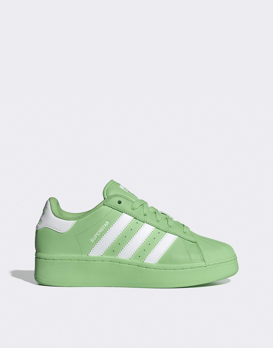 Adidas Originals Superstar Xlg Sneakers In Green