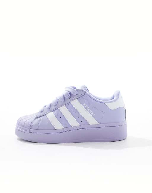 Adidas originals women's superstar 2 sneaker purple best sale