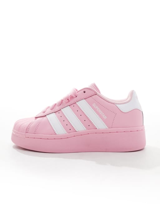 adidas Originals Superstar XLG sneakers in pink and white | ASOS