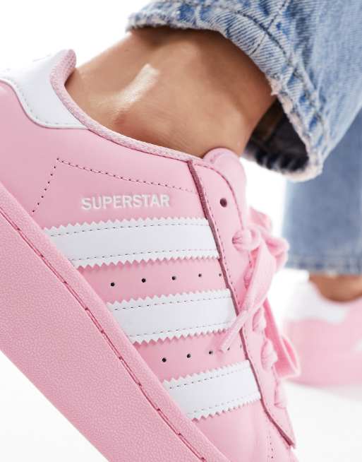 Adidas originals hotsell superstar pink shoes