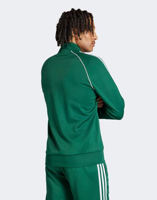 adidas Originals Superstar zip through track top in