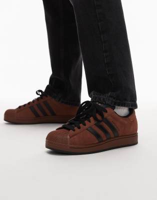 adidas Originals - Superstar II - Baskets - Marron et noir-Brown