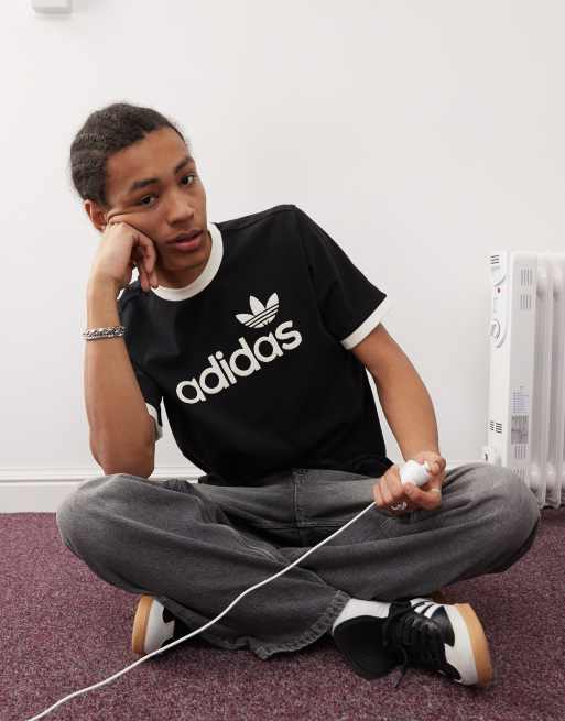 adidas Originals – Svart, enkel t-shirt