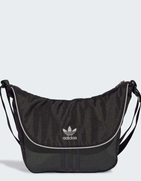 adidas Originals – Svart/silvrig axelväska - view 1
