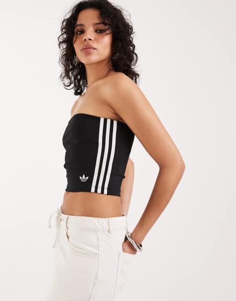adidas – Originals – Svart tubtopp - view 1