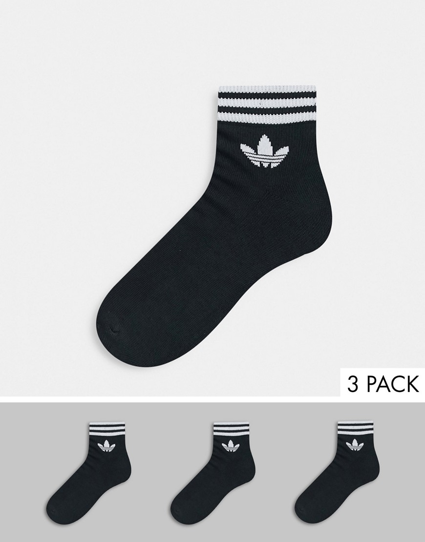 Adidas Originals – Svarta låga strumpor