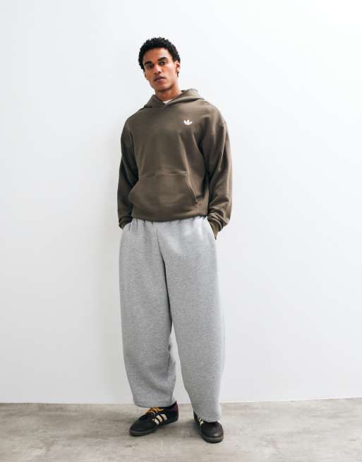 adidas Originals sweat à capuche coupe ample marron terreux, 3 de 5
