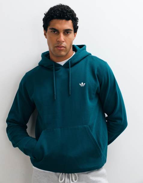 adidas Originals sweat à capuche essentiel vert - view 1