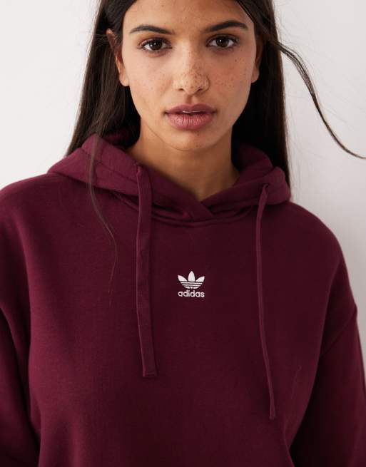 adidas Originals - Sweat à capuche oversize - Marron, 3 de 4