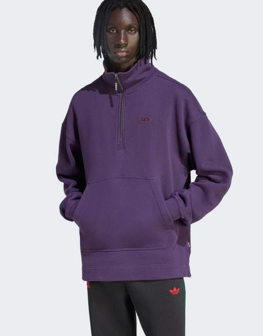 CHEMAGLIETTE Sweat De Travail Molleton Coton Demi-Fermeture Éclair Payper Miami