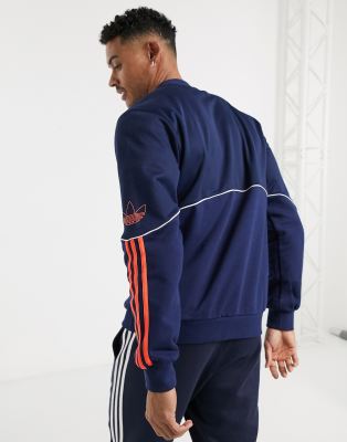 sweat adidas original bleu